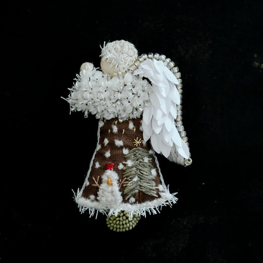 BOZZOLO／祈る天使 Brooch （G）