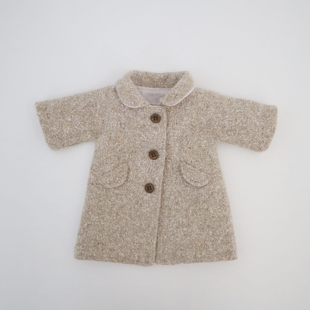 the linen bird haberdashery／【材料セット】クゥクゥの着せ替え　コートとブーツ