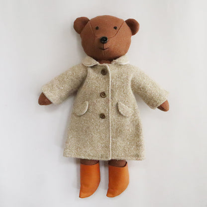 the linen bird haberdashery／【材料セット】クゥクゥの着せ替え　コートとブーツ