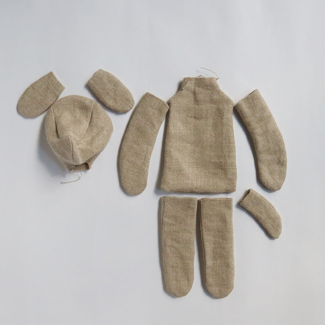 the linen bird haberdashery／【材料セット】いぬのフラクシィ