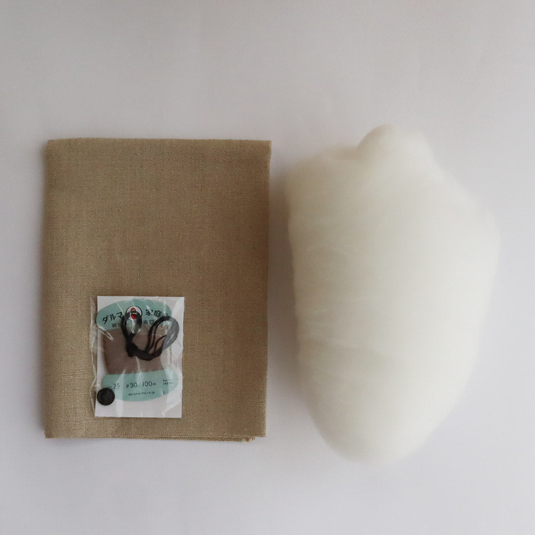 the linen bird haberdashery／【材料セット】いぬのフラクシィ