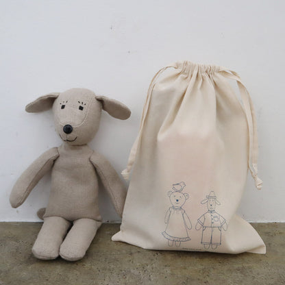 the linen bird haberdashery／【材料セット】いぬのフラクシィ