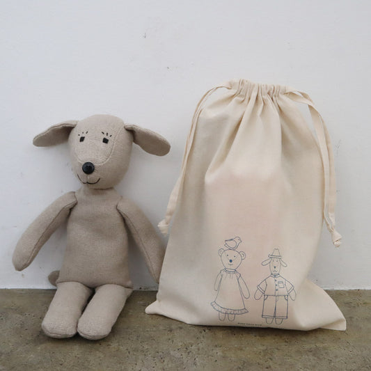 the linen bird haberdashery／【材料セット】いぬのフラクシィ