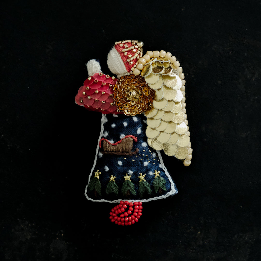 BOZZOLO／祈る天使 Brooch （L）