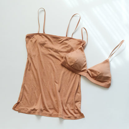 COCOONA SKINWEAR／カップ入りキャミソールⅡアジャスター付き