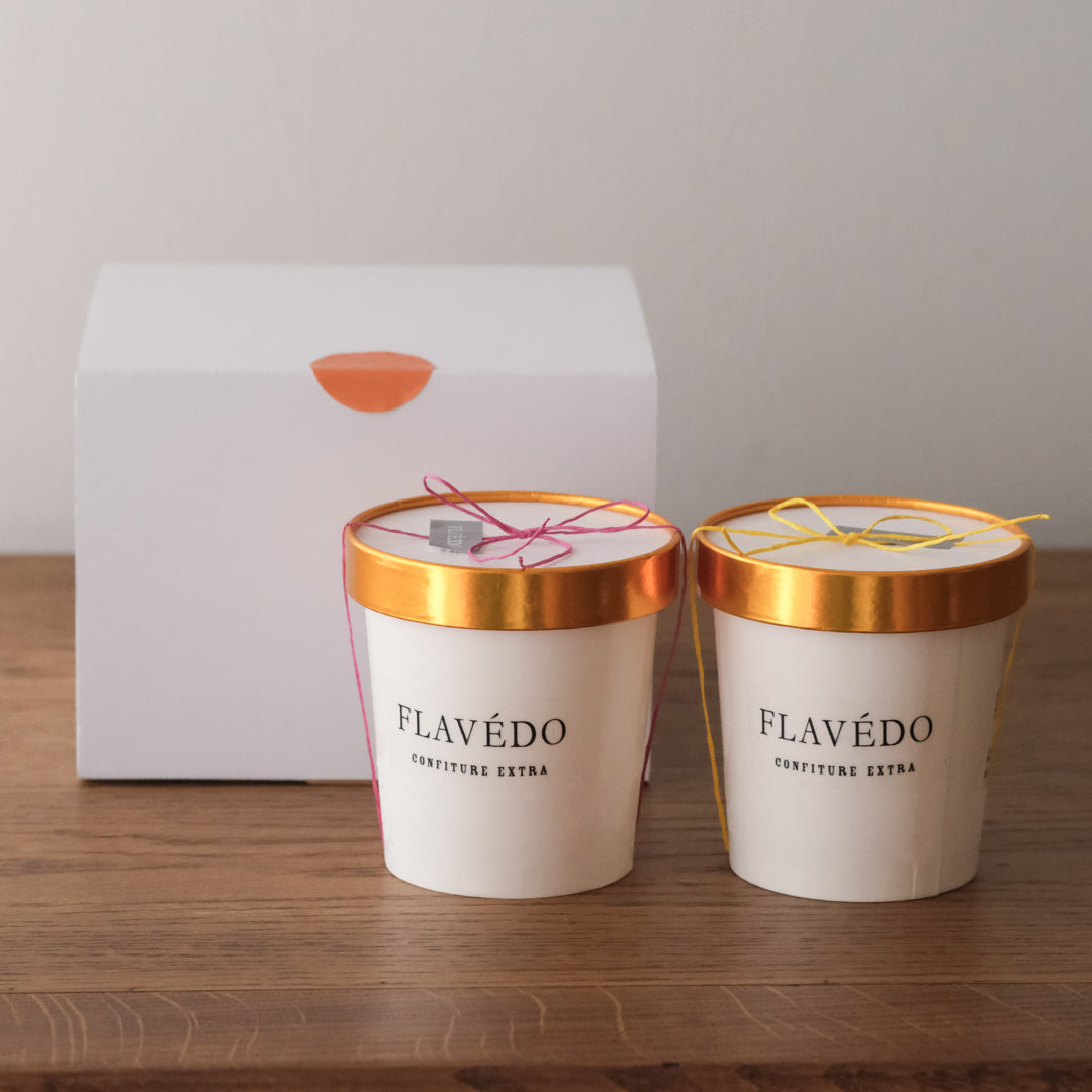 FLAVÉDO／【生産者直送便】月読みピーチとレモンのミルクアイスセット【受注商品】