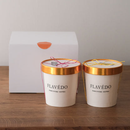 FLAVÉDO／【生産者直送便】月読みピーチとレモンのミルクアイスセット【受注商品】