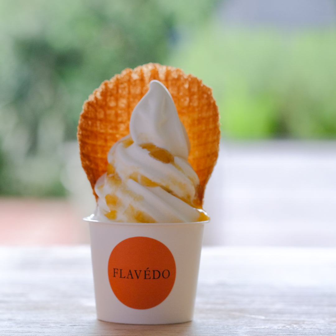 FLAVÉDO／【生産者直送便】月読みピーチとレモンのミルクアイスセット【受注商品】