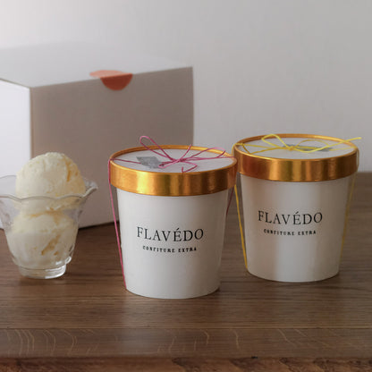 FLAVÉDO／【生産者直送便】月読みピーチとレモンのミルクアイスセット【受注商品】