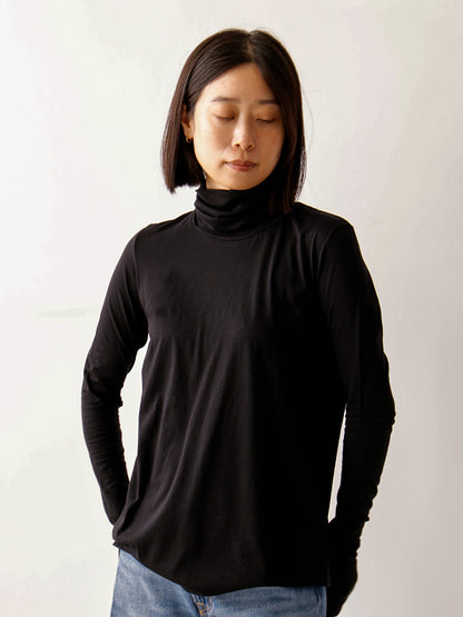 HÉRNI No.31 タートルネックロングスリーブ【コットンカシミヤ】