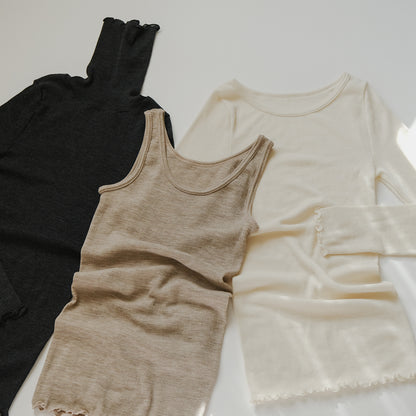 me.／merino washable wool ロングスリーブ