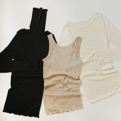 me.／merino washable wool ロングスリーブ