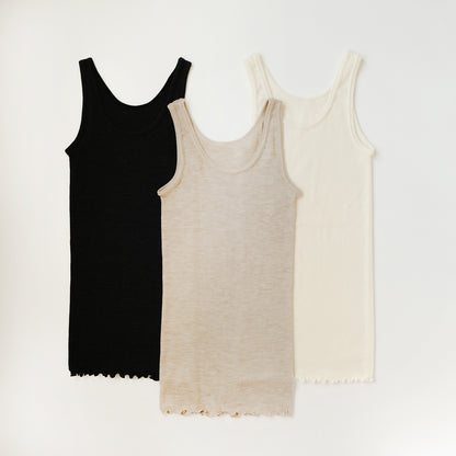 me.／merino washable wool タンクトップ