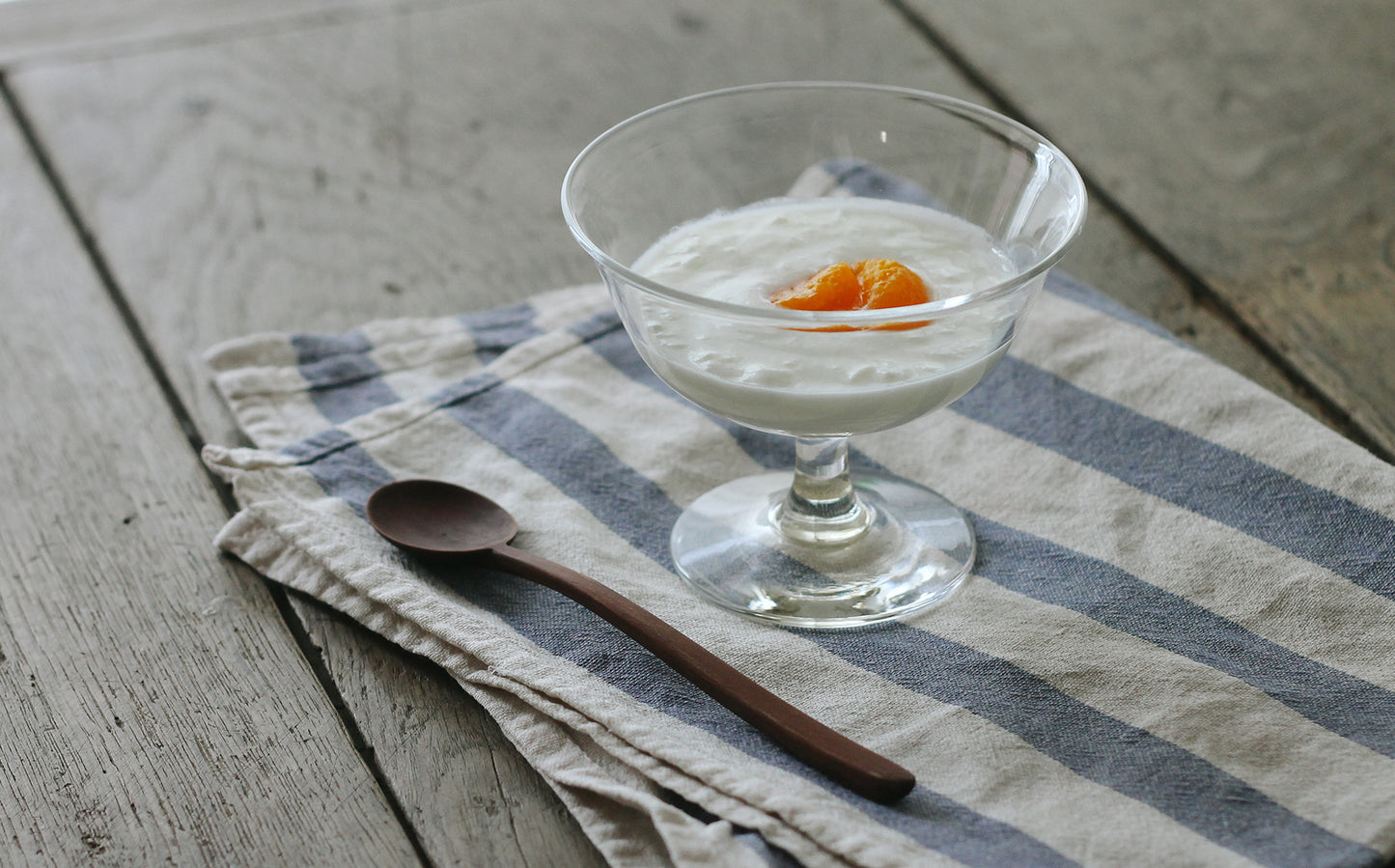 WASHIZUKA GLASS STUDIO × Envelope／ashitsuki dessert glass long