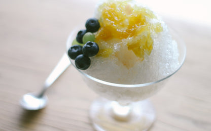 WASHIZUKA GLASS STUDIO × Envelope／ashitsuki dessert glass long