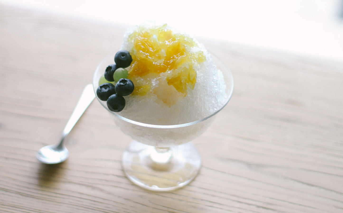 WASHIZUKA GLASS STUDIO × Envelope／ashitsuki dessert glass long