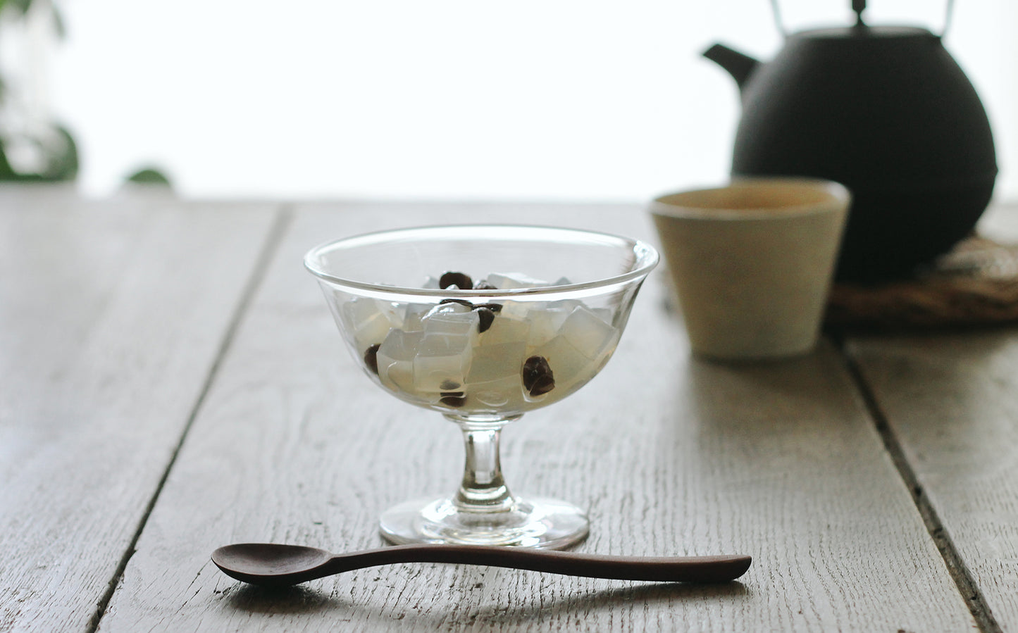 WASHIZUKA GLASS STUDIO × Envelope／ashitsuki dessert glass long