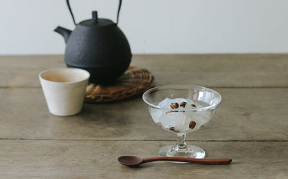 WASHIZUKA GLASS STUDIO × Envelope／ashitsuki dessert glass long