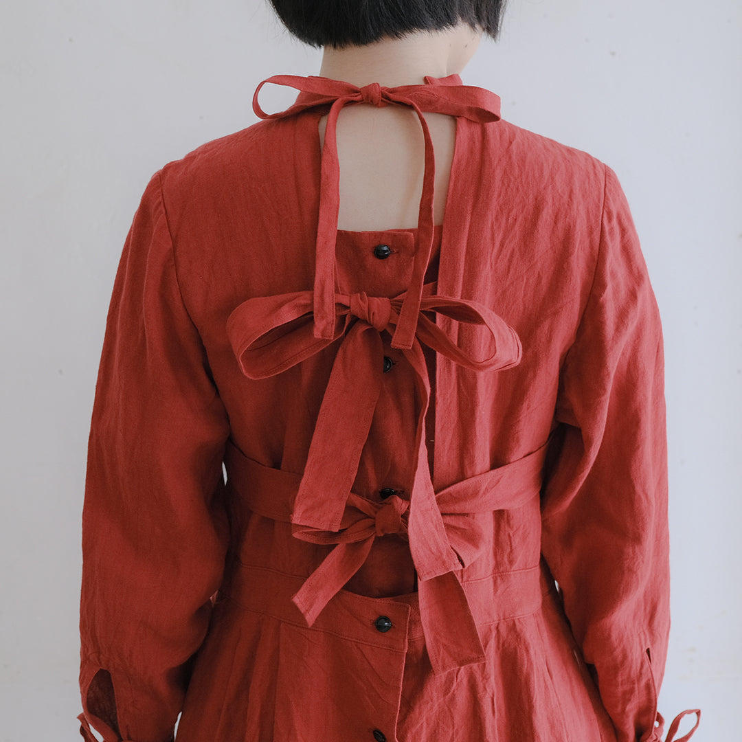the last flower of the afternoon／かげとひかりのribbon dress
