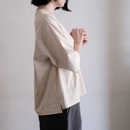 SALUÉ／white label スムース ハーフスリーブTシャツ
