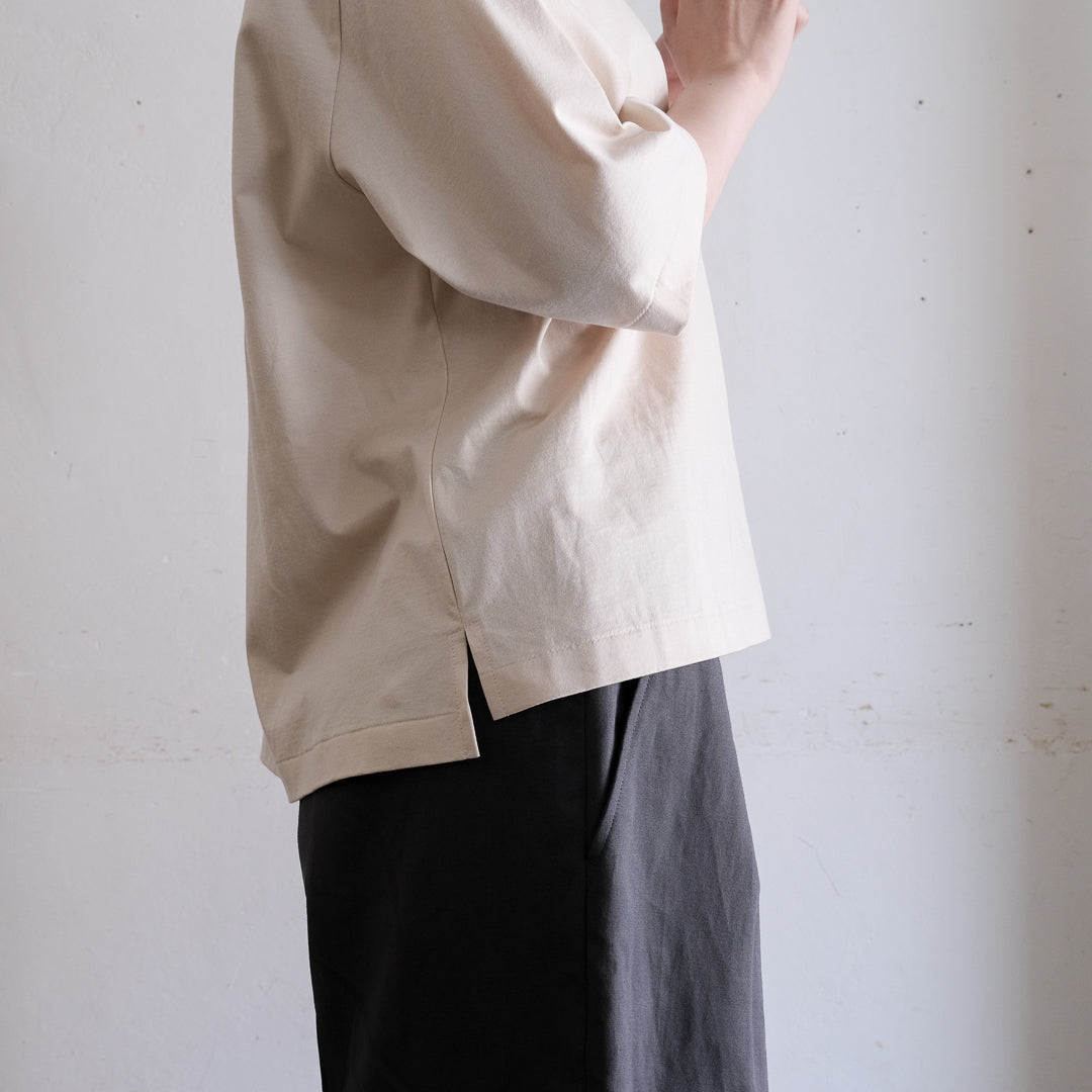 SALUÉ／white label スムース ハーフスリーブTシャツ