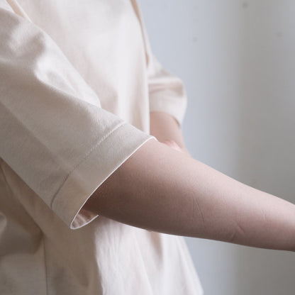 SALUÉ／white label スムース ハーフスリーブTシャツ