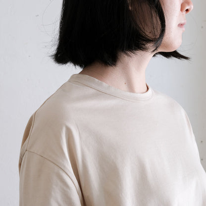 SALUÉ／white label スムース ハーフスリーブTシャツ