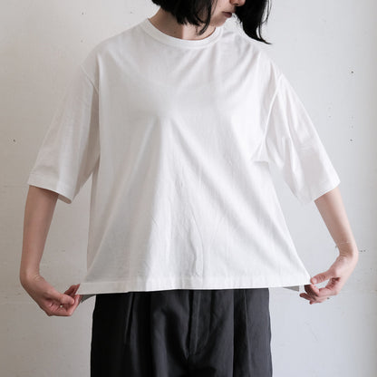 SALUÉ／white label スムース ハーフスリーブTシャツ
