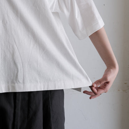 SALUÉ／white label スムース ハーフスリーブTシャツ