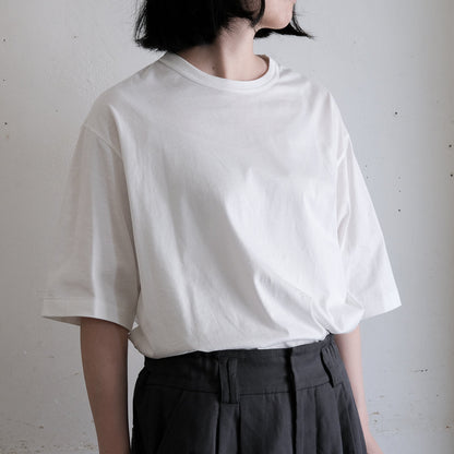 SALUÉ／white label スムース ハーフスリーブTシャツ