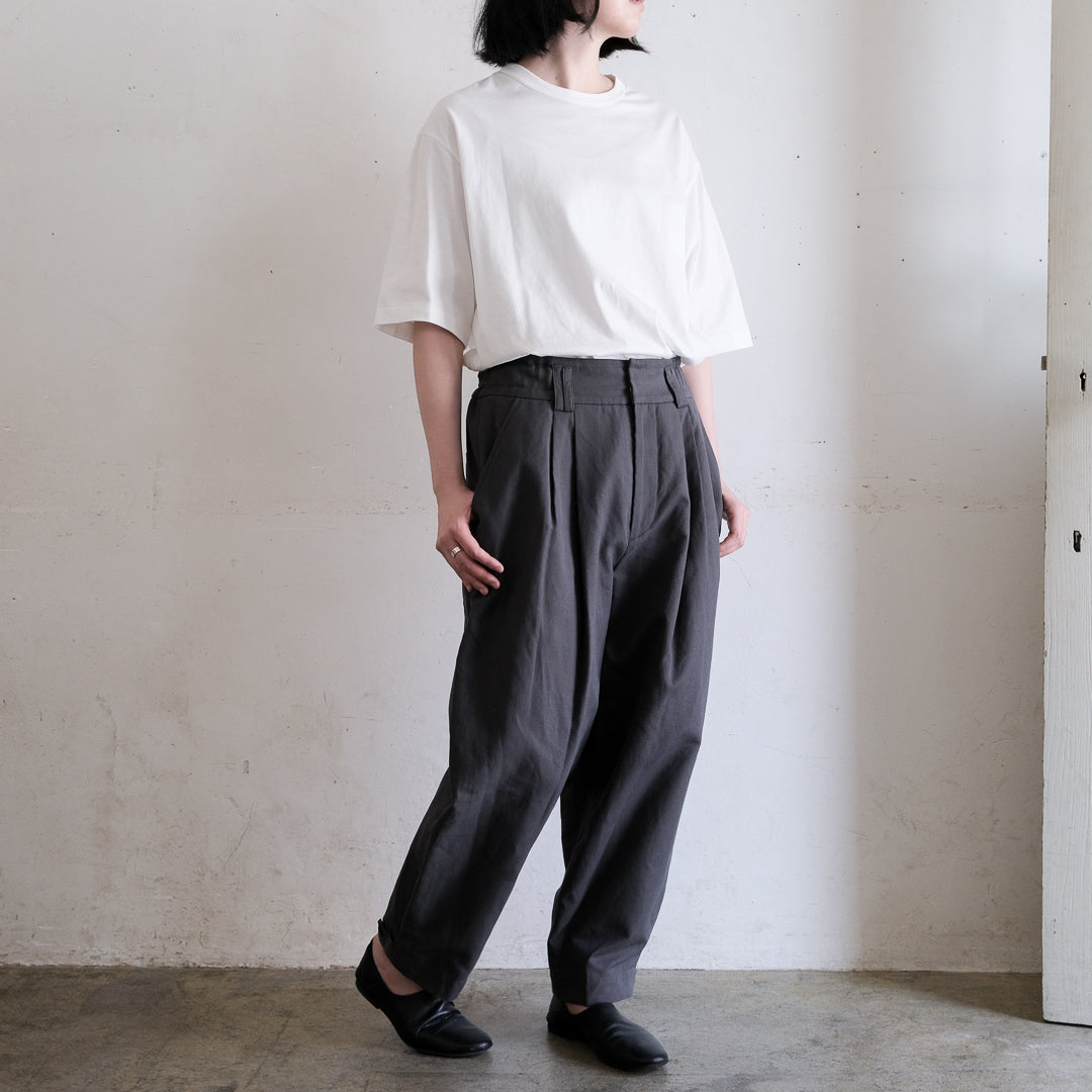 SALUÉ／white label スムース ハーフスリーブTシャツ