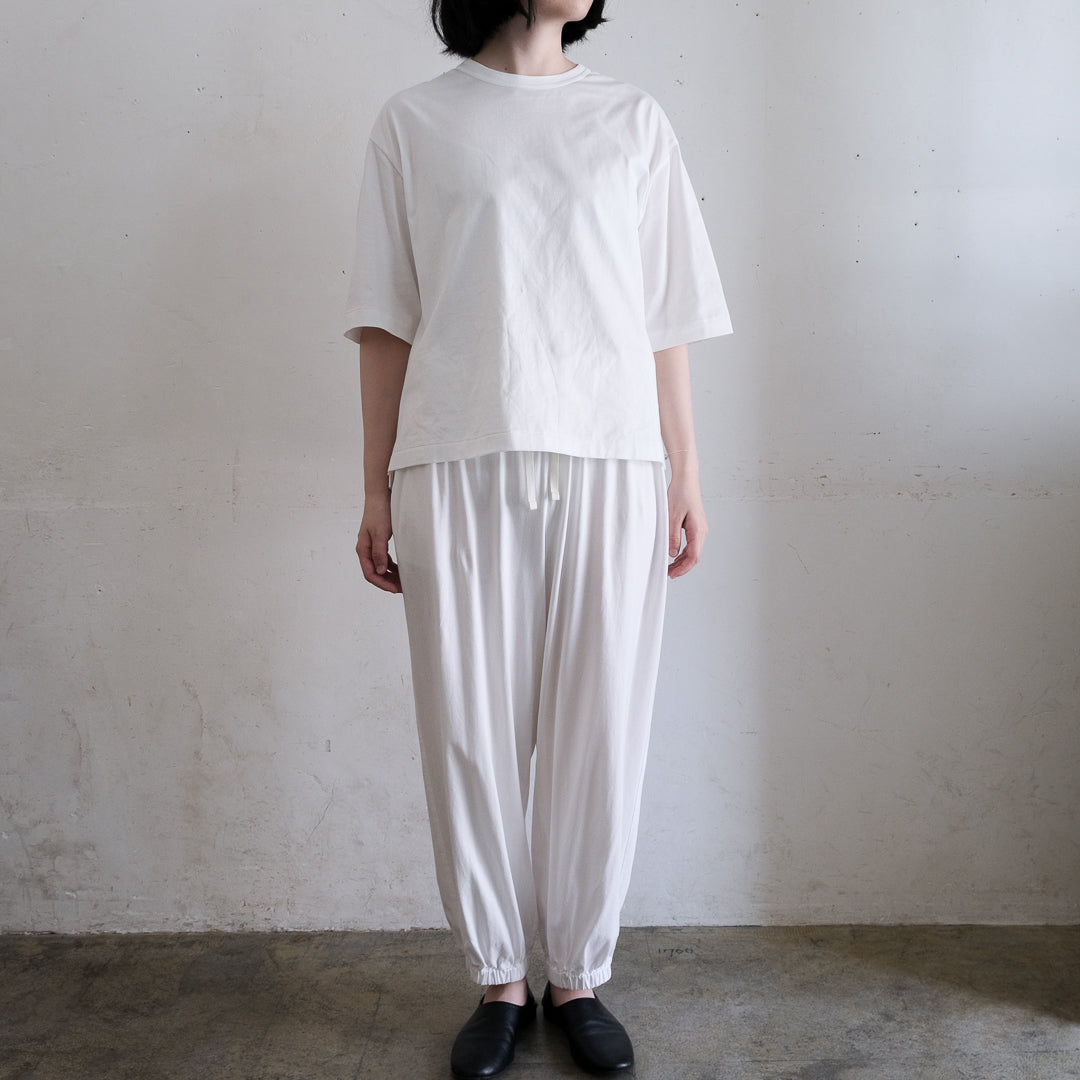 SALUÉ／white label スムース ハーフスリーブTシャツ