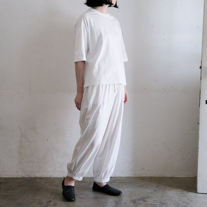 SALUÉ／white label スムース ハーフスリーブTシャツ