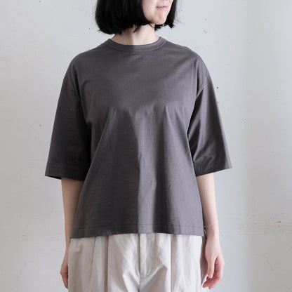 SALUÉ／white label スムース ハーフスリーブTシャツ