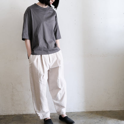 SALUÉ／white label スムース ハーフスリーブTシャツ