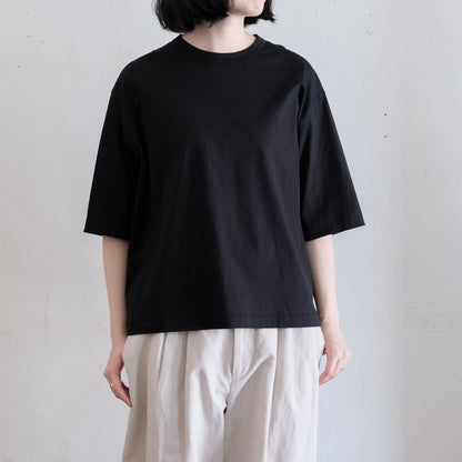SALUÉ／white label スムース ハーフスリーブTシャツ