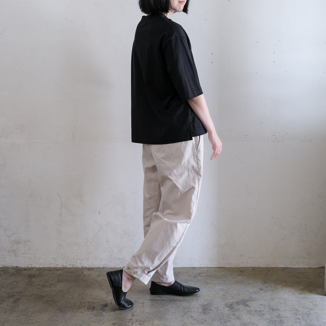 SALUÉ／white label スムース ハーフスリーブTシャツ