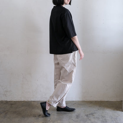 SALUÉ／white label スムース ハーフスリーブTシャツ