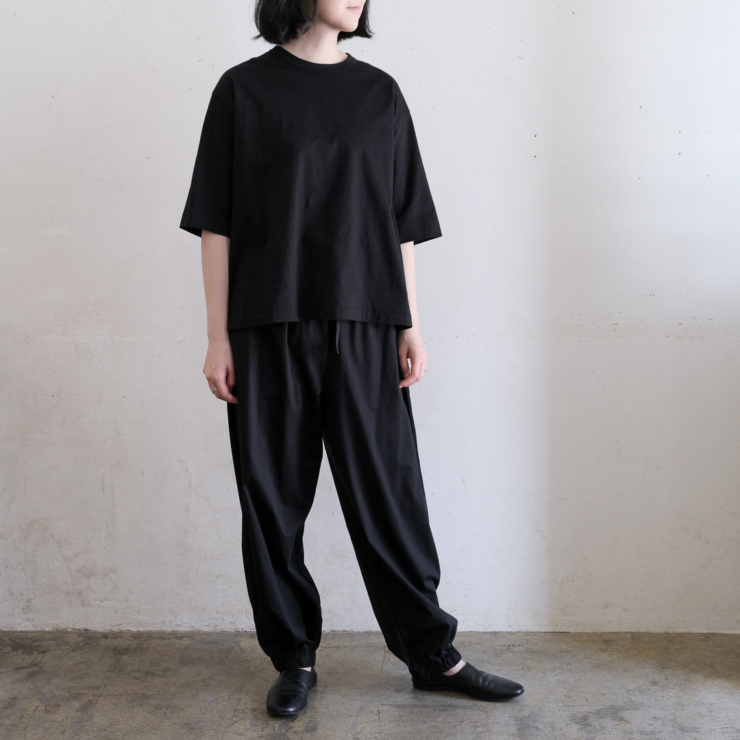 SALUÉ／white label スムース ハーフスリーブTシャツ