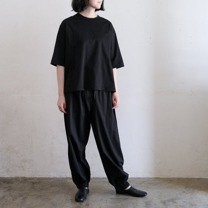 SALUÉ／white label スムース ハーフスリーブTシャツ