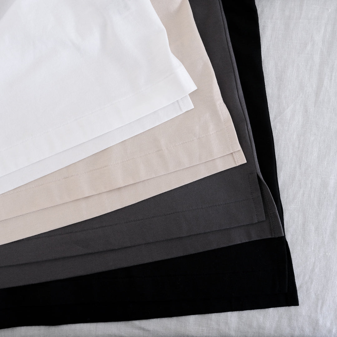 SALUÉ／white label スムース ハーフスリーブTシャツ