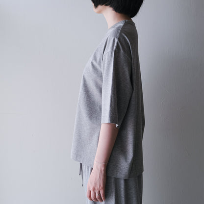 SALUÉ／white label スムース ハーフスリーブTシャツ