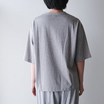 SALUÉ／white label スムース ハーフスリーブTシャツ