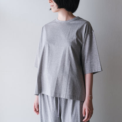SALUÉ／white label スムース ハーフスリーブTシャツ