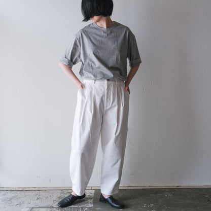 SALUÉ／white label スムース ハーフスリーブTシャツ