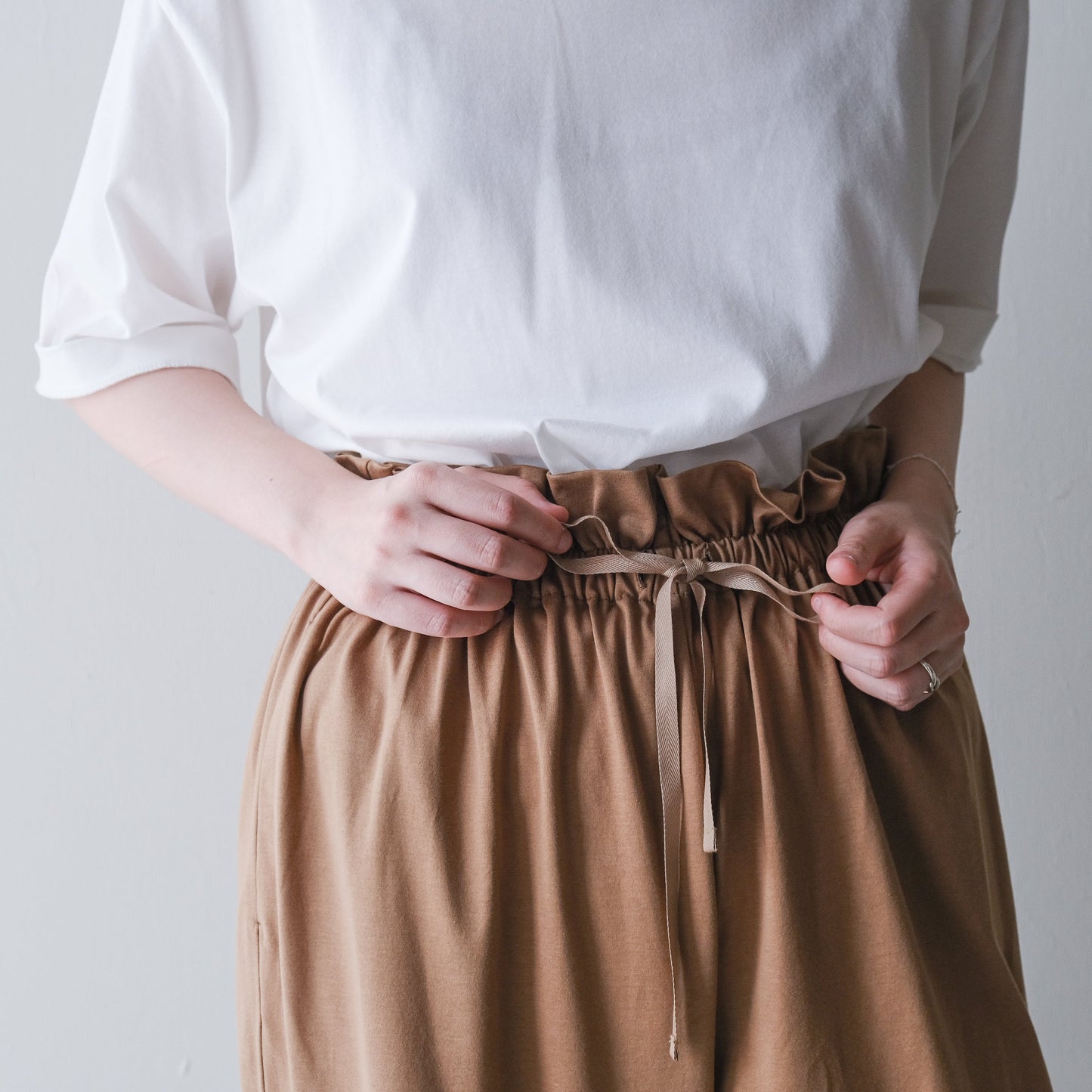 SALUÉ／white label スムース パンツ