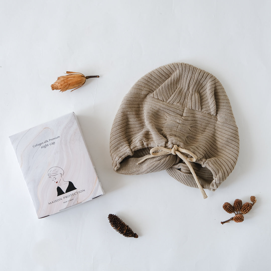 Maison Protection／Collagen silk Premium night cap