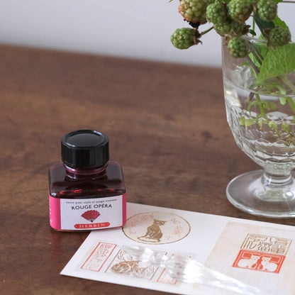 HERBIN／トラディショナルインク オペラレッド