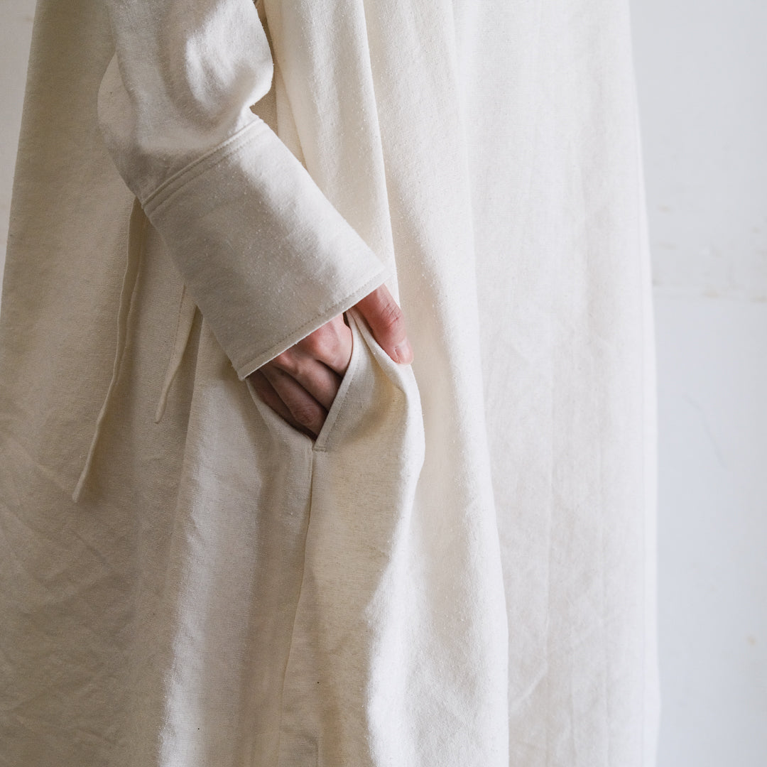 the last flower of the afternoon／月暈のprayer slit dress　