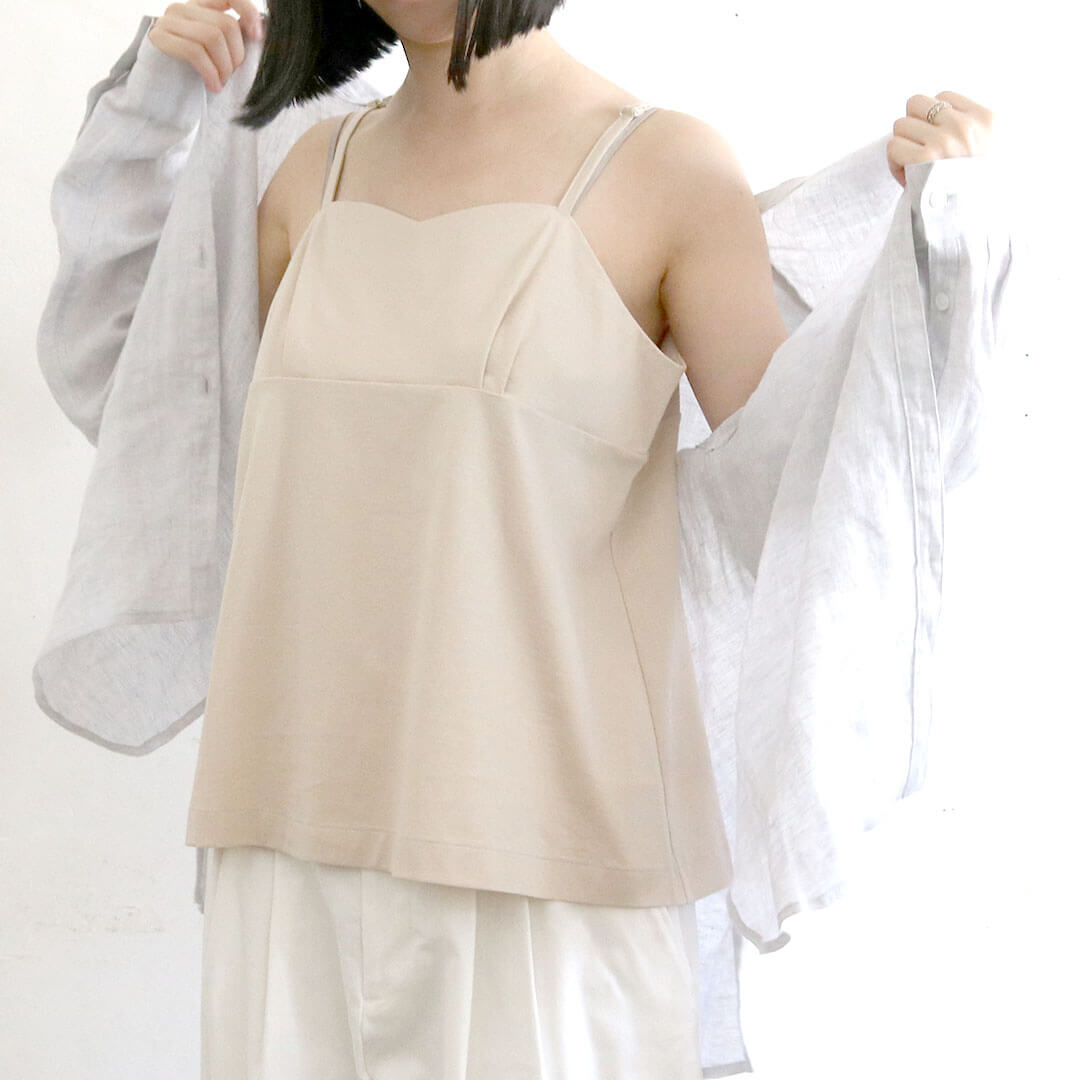 SALUÉ／white label スムース キャミソール